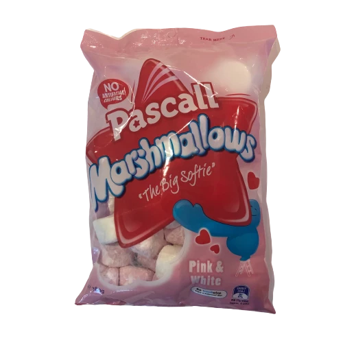 Lollies Pascall Marshmallows - Pink & White 280g 3 Lollies Pascall Marshmallows - Pink & White 280g