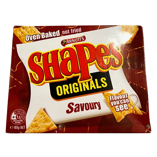 Arnotts Arnott's Shapes Savoury 185g 3 Arnotts Arnott's Shapes Savoury 185g