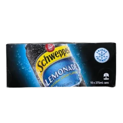 Solo Schweppes Lemonade Cans 10x375ml Pack Drinks