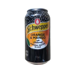 Solo Schweppes Orange & Mango Single Can Drinks