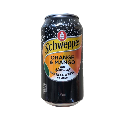 Solo Schweppes Orange & Mango Single Can Drinks 3 Solo Schweppes Orange & Mango Single Can Drinks