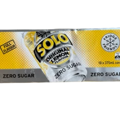 Drinks Schweppes Solo Original Lemon Flavour Zero Sugar 10x375ml