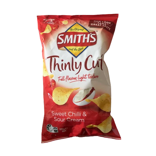 Smiths Smith's Thinly Cut Sweet Chilli & Sour Cream 175g 3 Smiths Smith's Thinly Cut Sweet Chilli & Sour Cream 175g