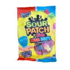 Natural Confectionary Co Lollies Sour Patch Kids Mega Duo's 220g