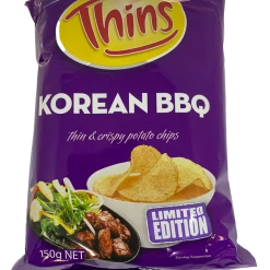 Thins Korean BBQ Potato Chips 150g
