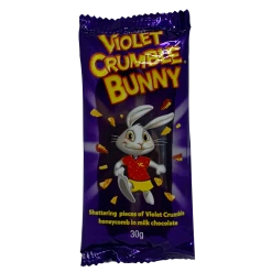 Treats From Oz Violet Crumble Bunny 30g