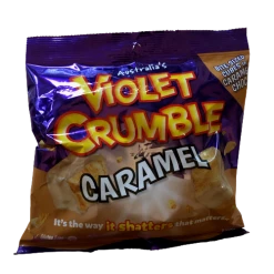 Nestle Chocolate Violet Crumble CARAMEL Bite Size Chunks 180g