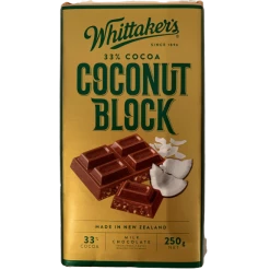 Whittakers Whittaker's Coconut Chocolate Block 250g