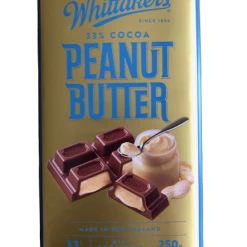 Whittakers Whittaker's Peanut Butter Milk Chocolate Block 250g