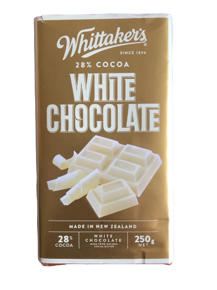 Whittakers Whittaker's White Chocolate Block 250g 3 Whittakers Whittaker's White Chocolate Block 250g