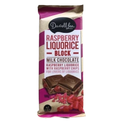 Darrell Lea 180g - Raspberry Liquorice Block
