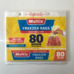 Treatsfromoz Pantry Multix Freezer Bags - 80 Medium