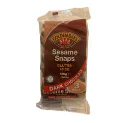 Golden Days Pantry Sesame Snaps 3x40g (2 Flavour Choices)